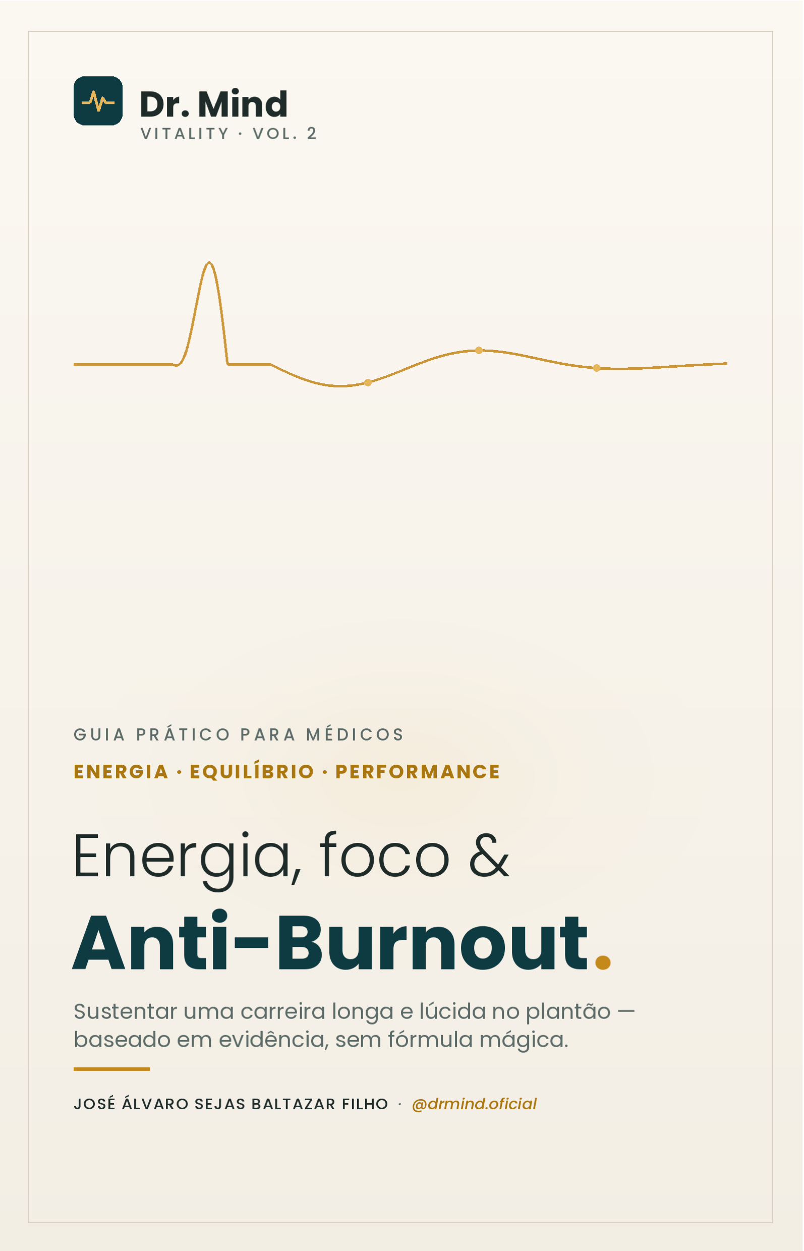 Capa oficial do guia Anti-Burnout — Dr. Mind